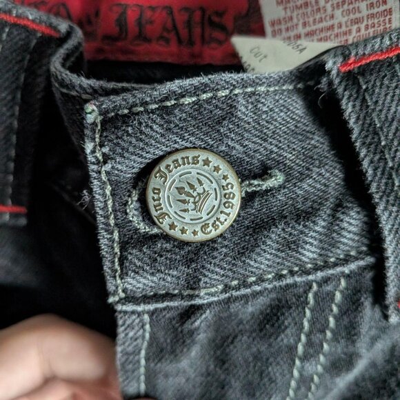 GRAIL JNCO early 2000s baggy embroidered jorts in pristine condition - Picture 6 of 7